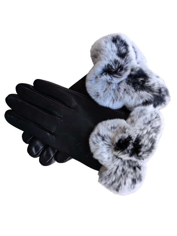 Leather Gloves with Fur – Astero Leathers